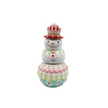 Santa's Sweet Shoppe Collection  Snowman Cookie Jar Figurine.