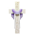 35" He Is Risen Cross Porch Leaner