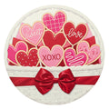 Valentine's Day -  12" Metal Sign Heart Cookie Basket