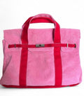 Boatkin Terry Pink & Red Small Tote Bag