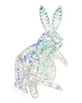 20" Iridescent LED Sitting Bunny Decor