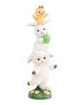17" Stacked Easter Crew Resin Decor