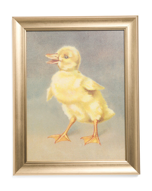 16x20 Framed Easter Duck Wall Art