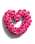 Valentine's Day - 16" Rose Heart Shaped Wreath
