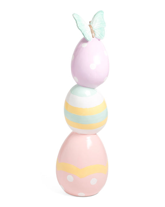 48" INDOOR / OUTDOOR Butterfly Stacked Eggs