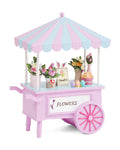 10" Resin Easter Flowers Cart