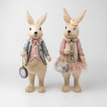 Elegant Dressed Bunny Couple 20", Set Of 2, Assortment