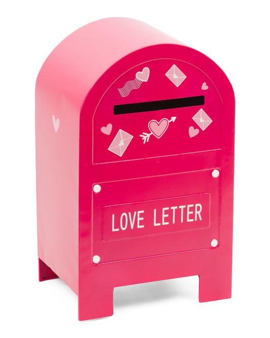 Valentine's Day - 18" Metal Love Letter Mail Box