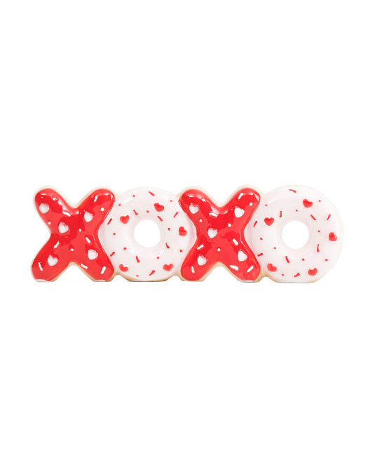 Cupids Valentine - 12" Ceramic Xoxo Decor
