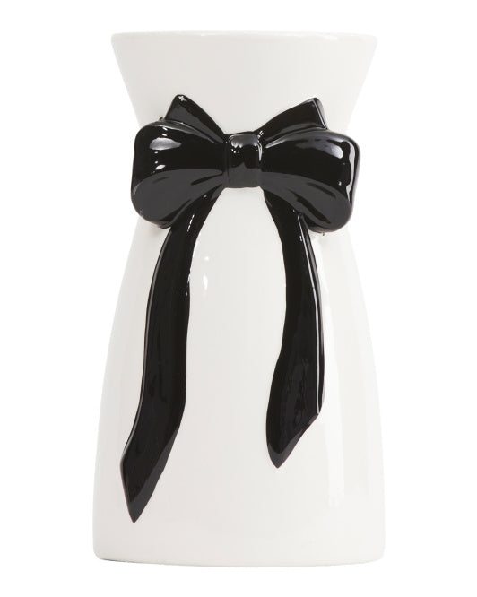 Valentine's Day - 9" Embossed Bow Vase