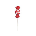 Candy Cane Lane - 14"H Glitter Peppermint Candy Pick